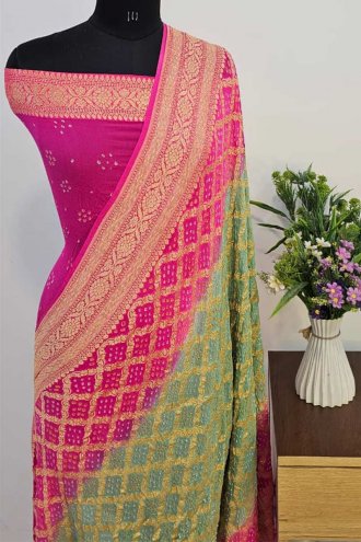 Banarasi Bandhej Saree in Varanasi
