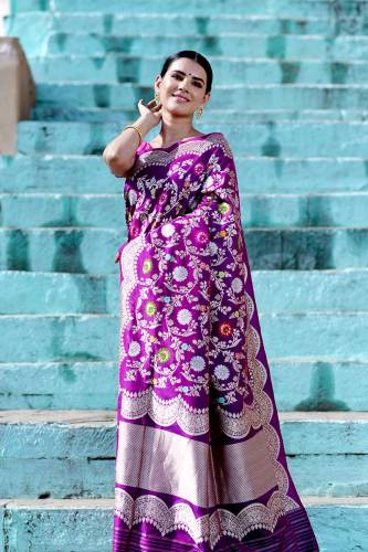 Banarasi Katan Silk Sarees Manufacturers in Varanasi