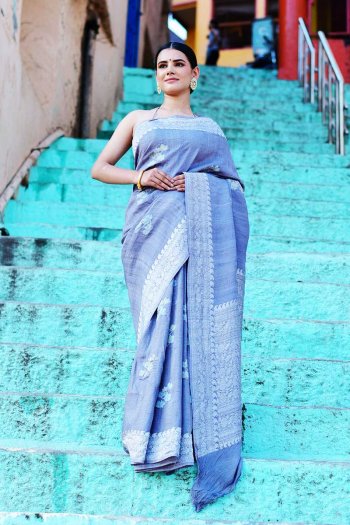 Tussar Silk Banarasi Saree Manufacturers in Ziro