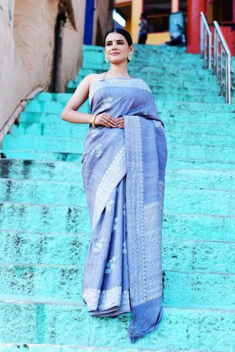 Tussar Silk Banarasi Saree in Varanasi
