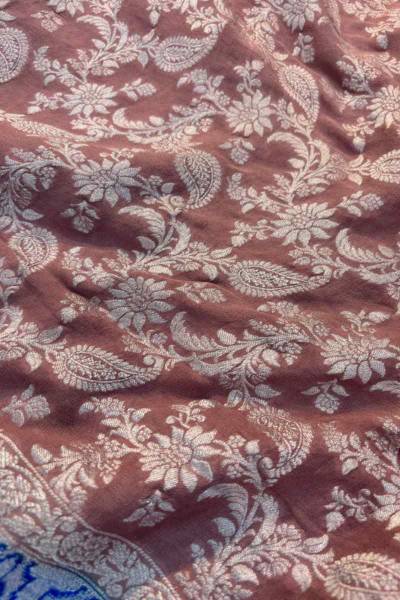 Pure Khaddi Georgette Banarasi Saree in Varanasi